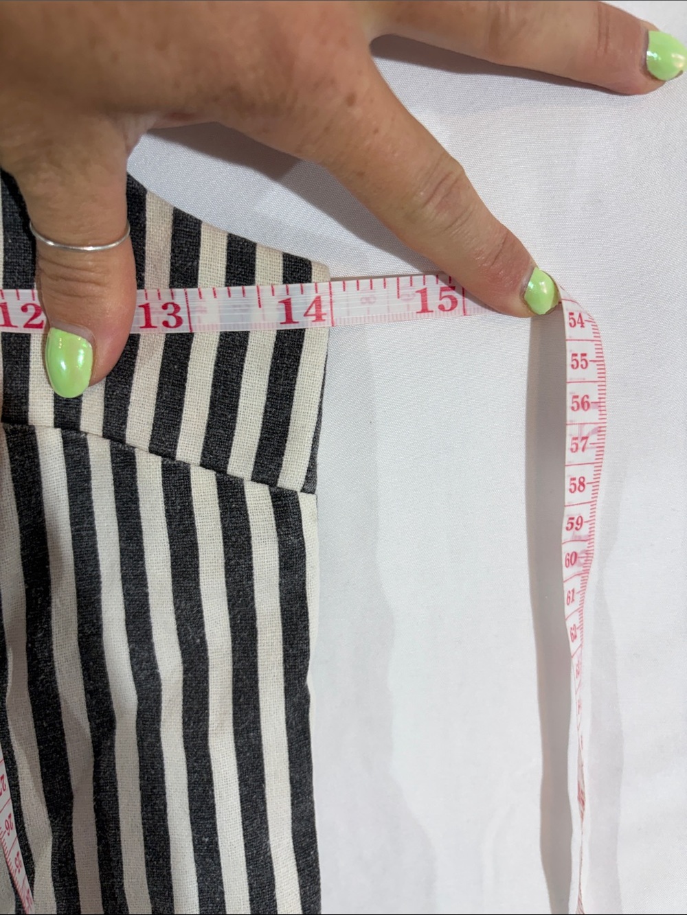 Simon miller Sleeveless Striped Button-Front Vest Jacket - Black & White - Picture 6 of 6